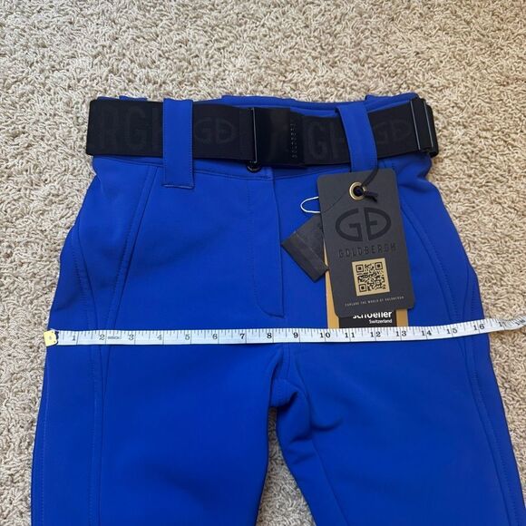 Goldbergh Pippa Ski Pants Waterproof Blue Black NWT US 4 Dazzling Blue - Picture 5 of 8